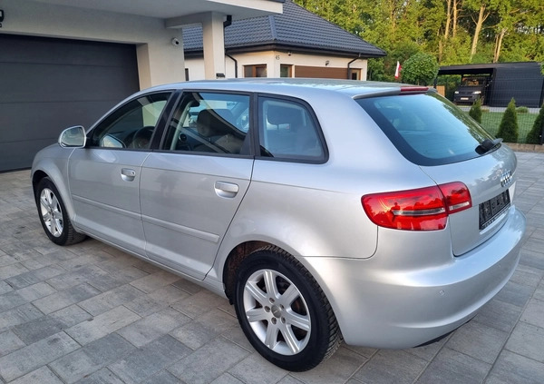 Audi A3 cena 21900 przebieg: 161936, rok produkcji 2008 z Szczytna małe 137